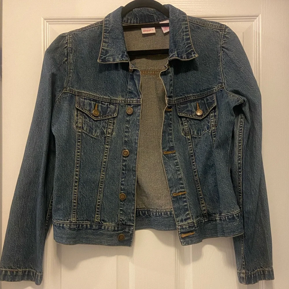 Xhiliration Denim Jacket - Picture 1 of 6